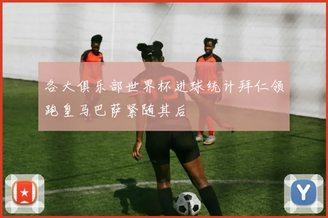 各大俱乐部世界杯进球统计拜仁领跑皇马巴萨紧随其后